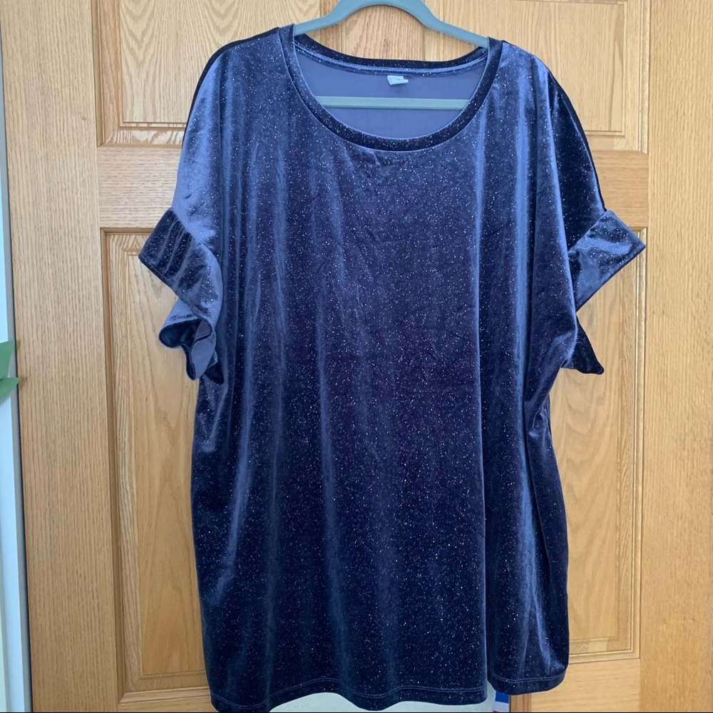 Velvet, sparkle shirt